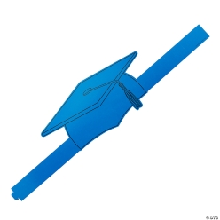 Blue Cardboard Graduation Caps - 12Pk